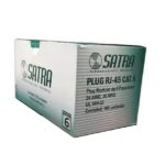 Conectores Plugs Rj-45 Cat.6e Satra