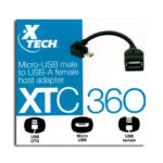 Adaptador Otg (USB/H) TO (V8) Micro Usb/M XTC360