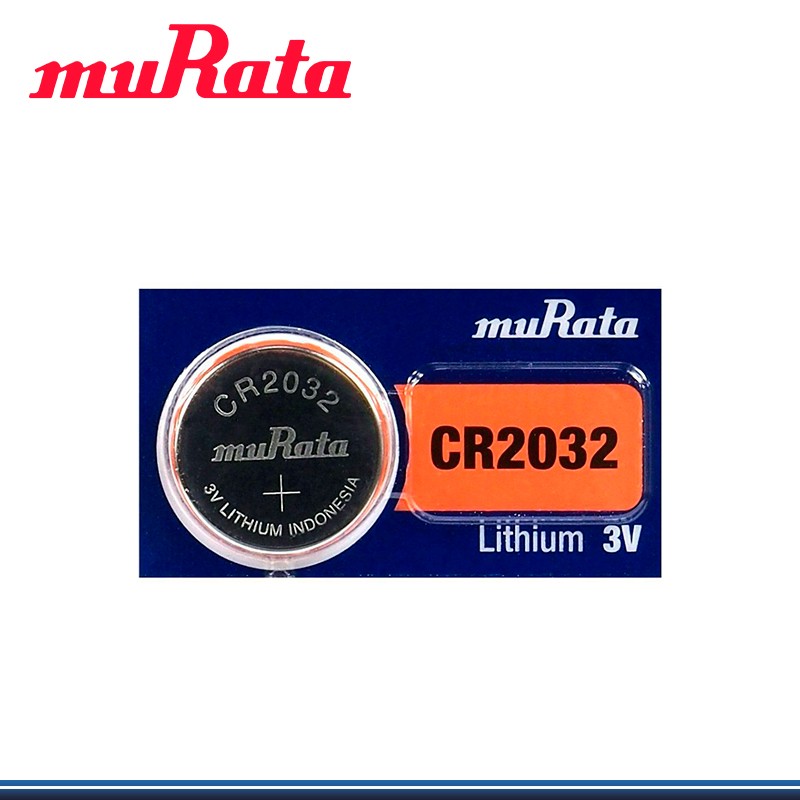 MURATA PILA DE LITIO CR2032 (3V)- BLISTER x 5 UNID. - Infofar System