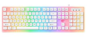 Teclado USB Havit KB876L-SP RGB Blanco Traspararente Gamer Comprar precio venta información promoción Perú Lima, callao, Arequipa, trujillo, tarapoto, pucallpa, tumbes, amazonas, tacna, cusco, Áncash apurimac, ayacucho, cajamarca, Huancavelica, Huánuco, Ica, junin, la libertad, lambayeque, chiclayo, huacho, loreto, puerto maldonado, madre de dios, Moquegua, pasco, puno, Ucayali, moyobamba y Piura Colombia Venezuela Ecuador Brasil Chile Paraguay Uruguay Mexico Bolivia Argentina