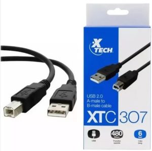 Cable UsbM 1.8m Impresora A Tipo BM Xtc307 Xtech Comprar precio venta información promoción Perú Lima, callao, Arequipa, trujillo, tarapoto, pucallpa, tumbes, amazonas, tacna, cusco, Áncash apurimac, ayacucho, cajamarca, Huancavelica, Huánuco, Ica, junin, la libertad, lambayeque, chiclayo, huacho, loreto, puerto maldonado, madre de dios, Moquegua, pasco, puno, Ucayali, moyobamba y Piura Colombia Venezuela Ecuador Brasil Chile Paraguay Uruguay Mexico Bolivia Argentina